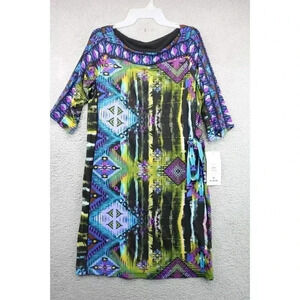 Signature by Robbie Bee Women's Dress-NWT-P/L-3/4 Sleeves